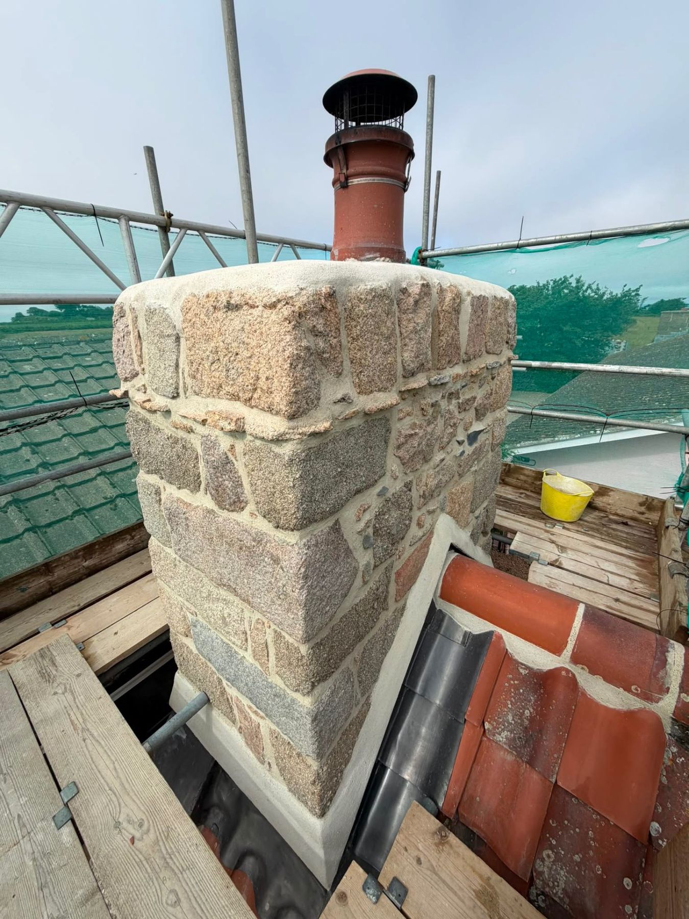 Granite Chimney Restoration, chimney repairs in Jersey