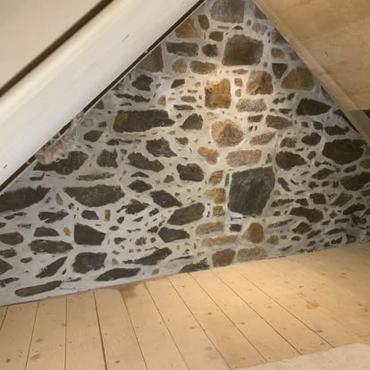 Attic Stone Feature Wall