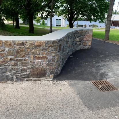 Curved Boundary Wall