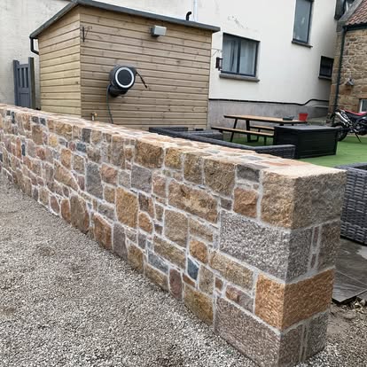 Granite Boundary Wall