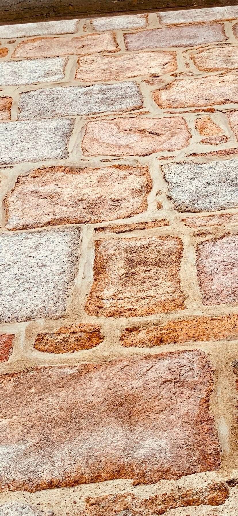 Lime Pointing Detail, lime pointing in Jersey