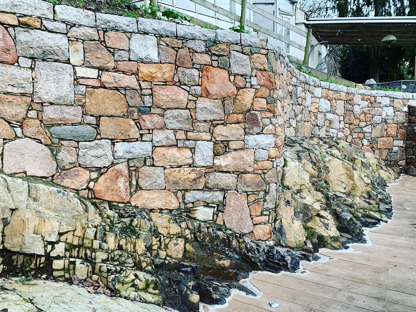 Seaside Retaining Wall
