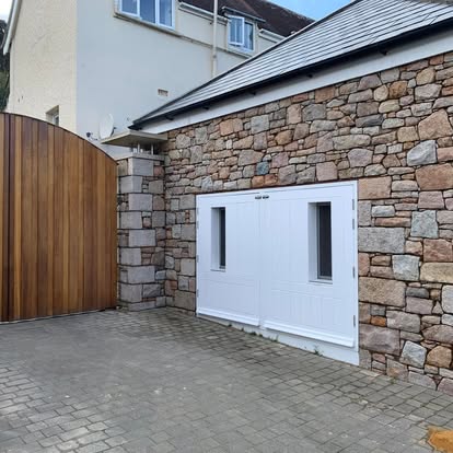 Stone Garage Building