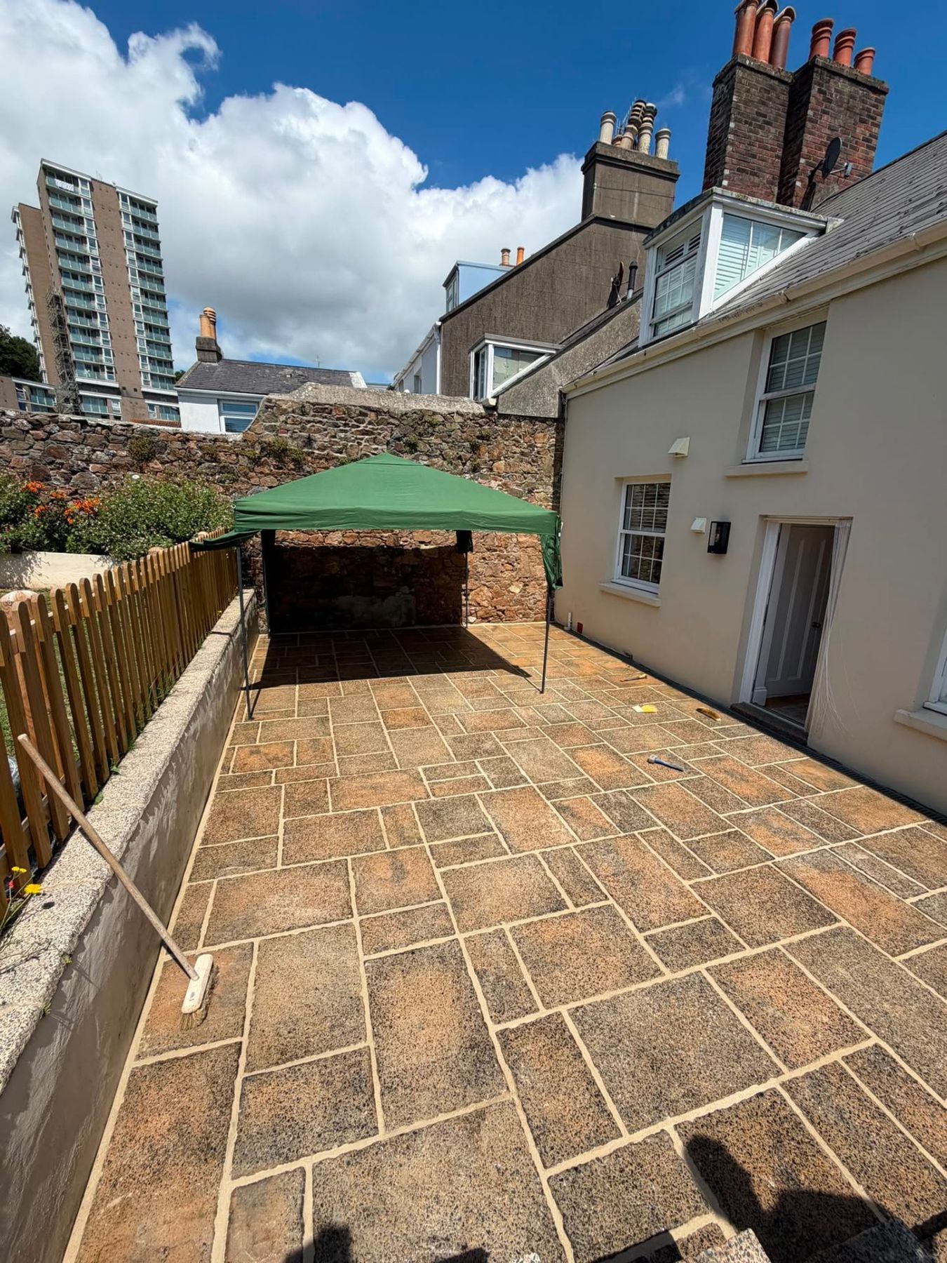 Granite Patio Courtyard